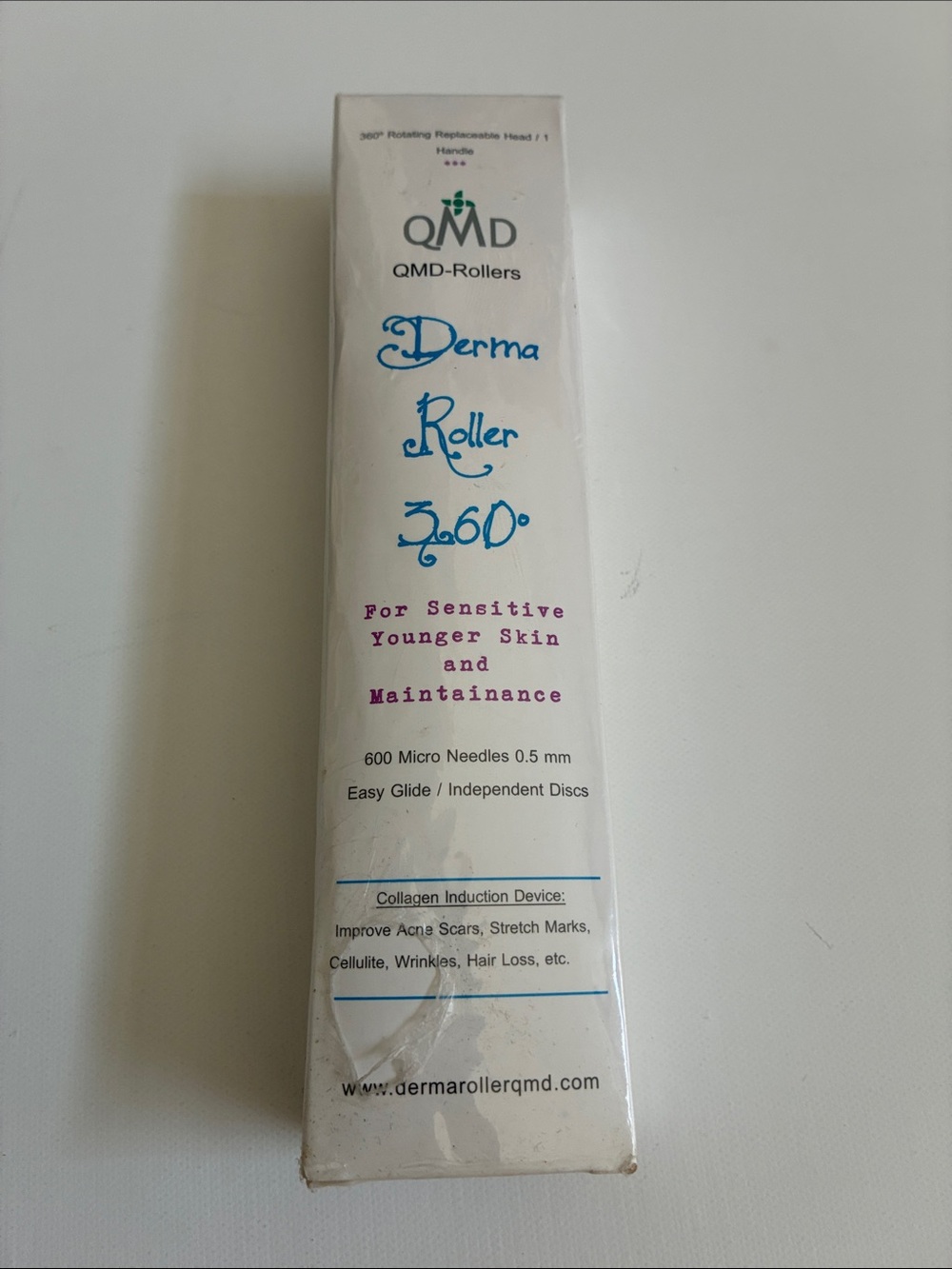 Derma Roller 360° Gold Microneedle Skin Treatment